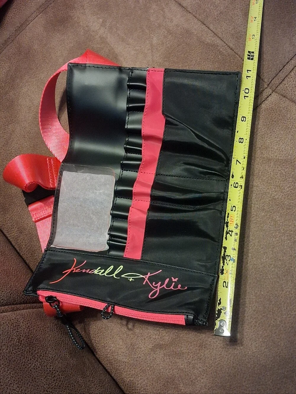 Kendall & Kylie Makeup Bag Brush Bag Fanny Pack Pink And Black